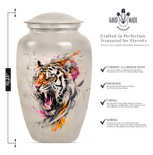 tiger urn