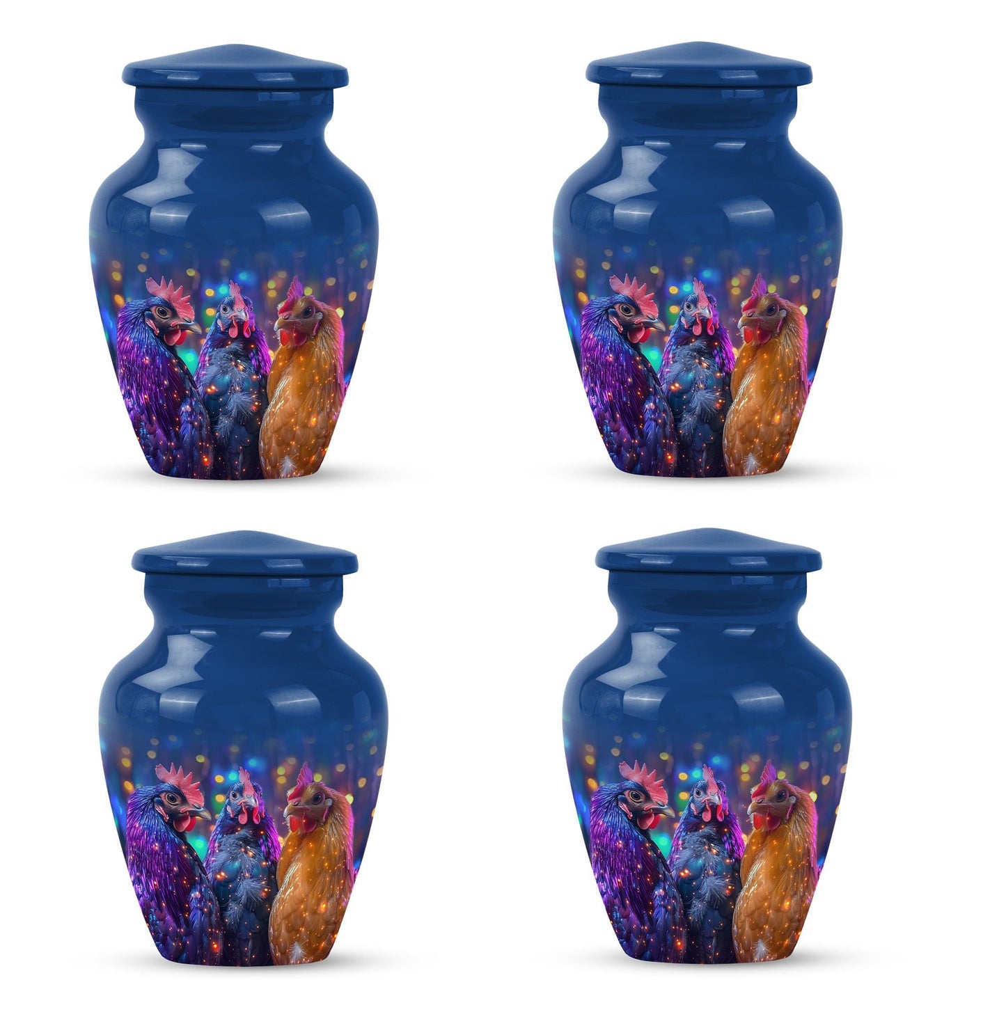 chicken urn for men's ashes.