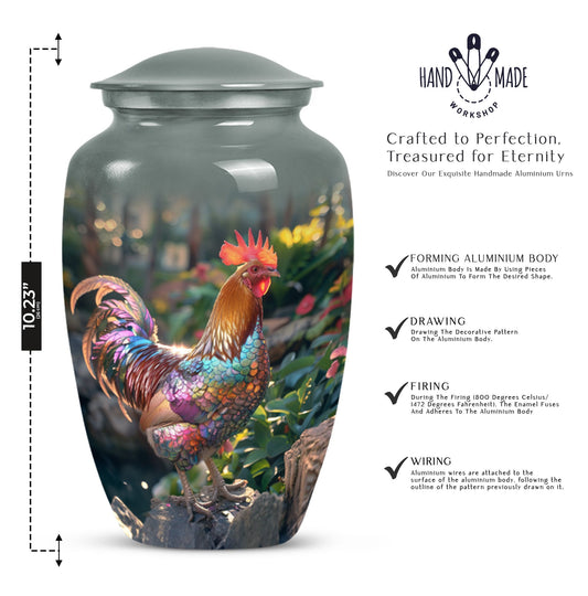 chicken urn for ashes.