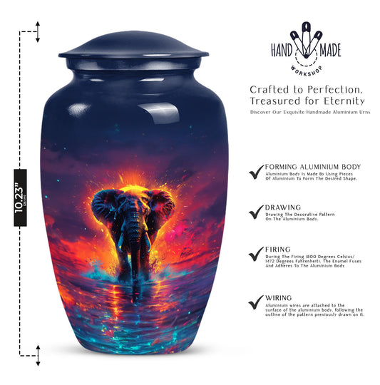 elephant urn for men's ashes