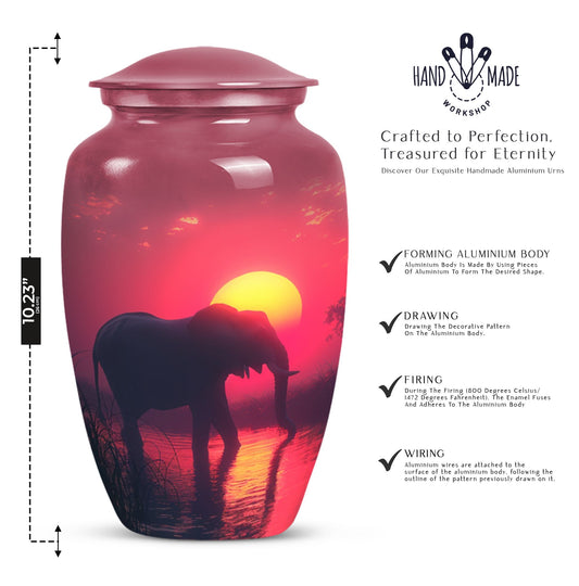 elephant urn