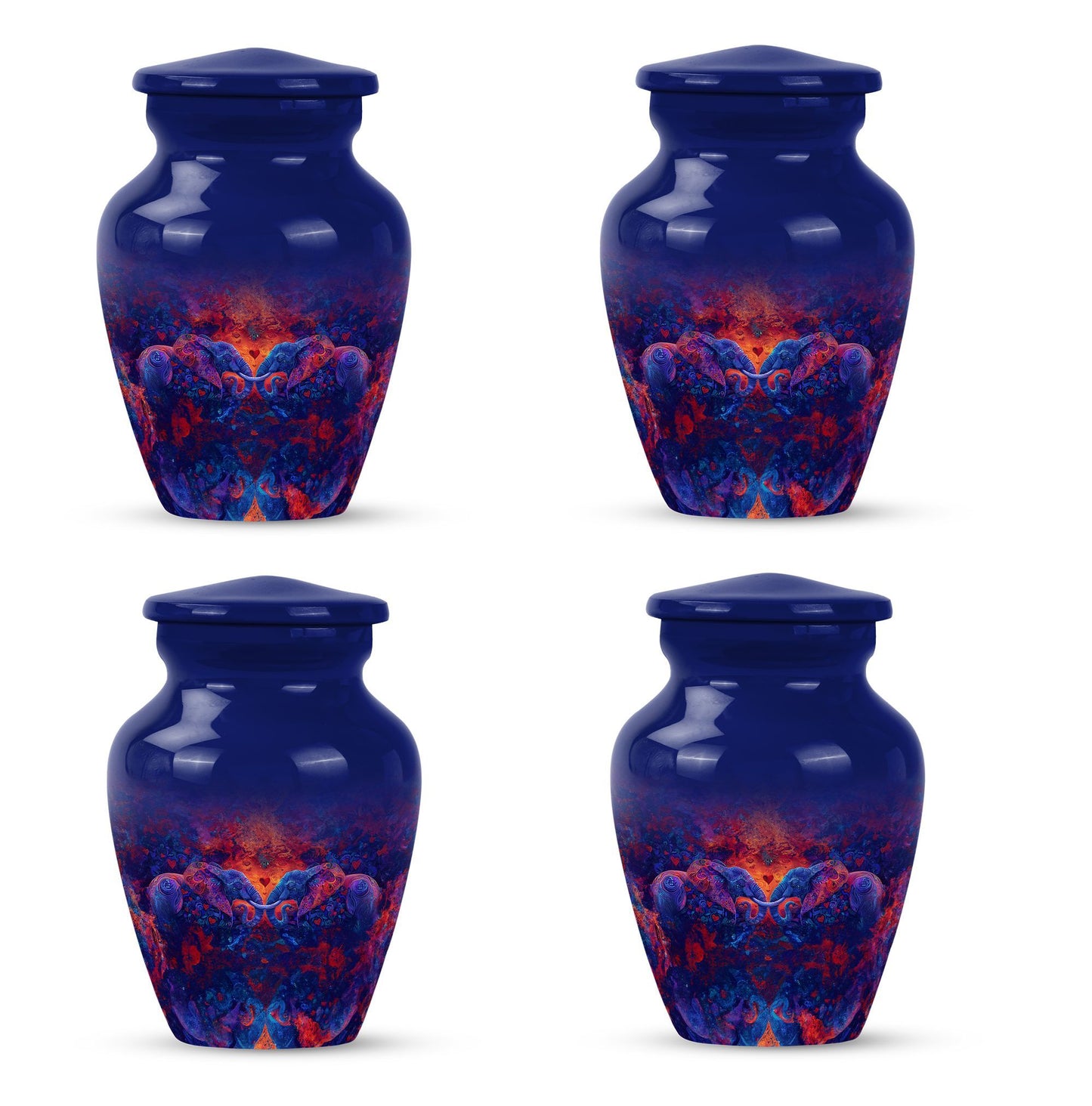 Elephant Family Urn