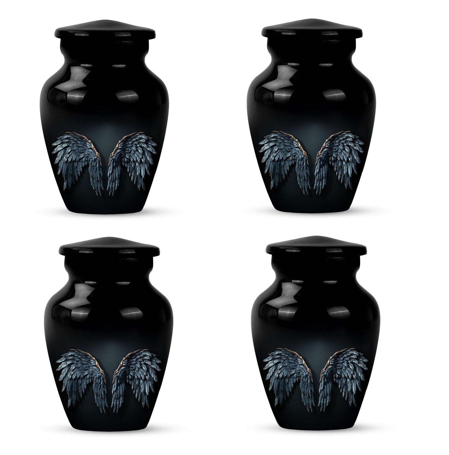 Wings Blue Urn