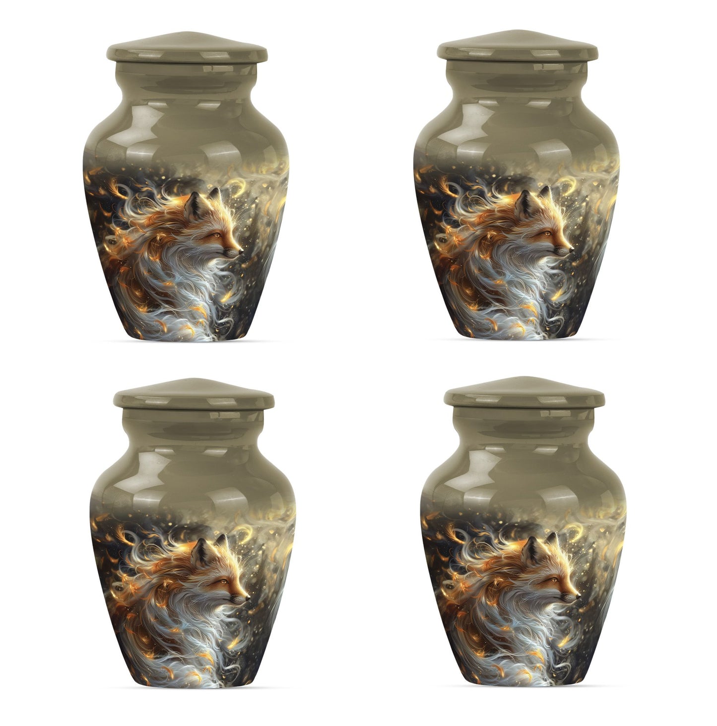 classic fox urn for human ashes