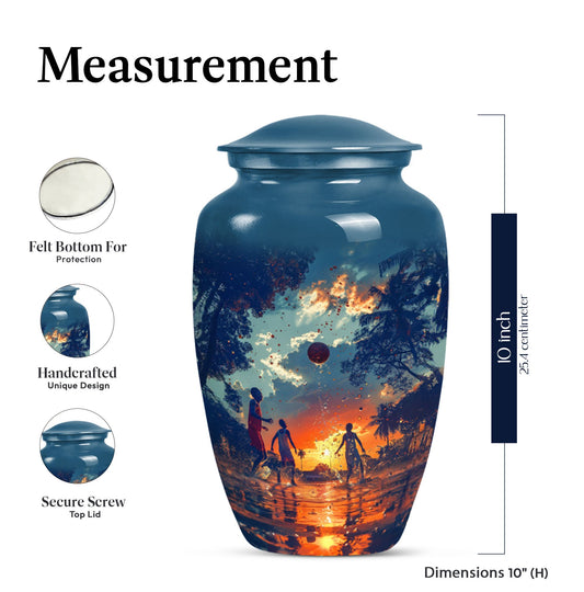 basketball urn for cremation ashes,