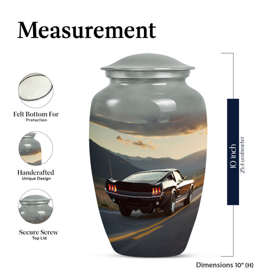 classic car urn for human ashes