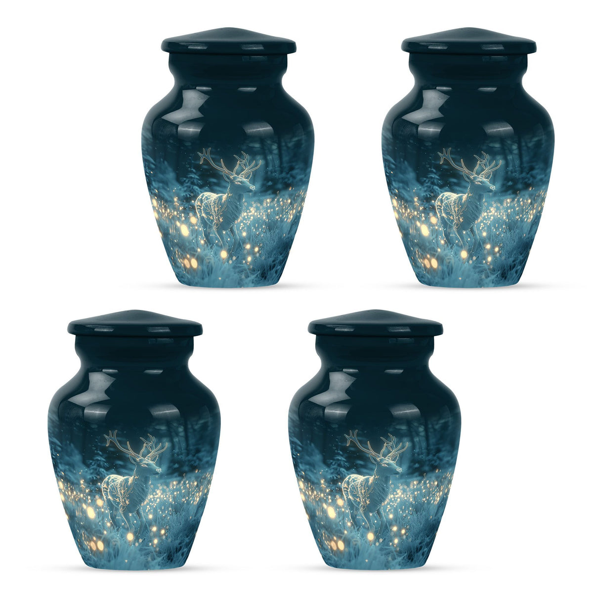 Large classic urn for cremation, handcrafted in aluminium.