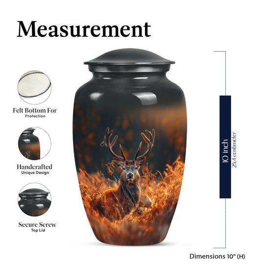 deer cremation urn.