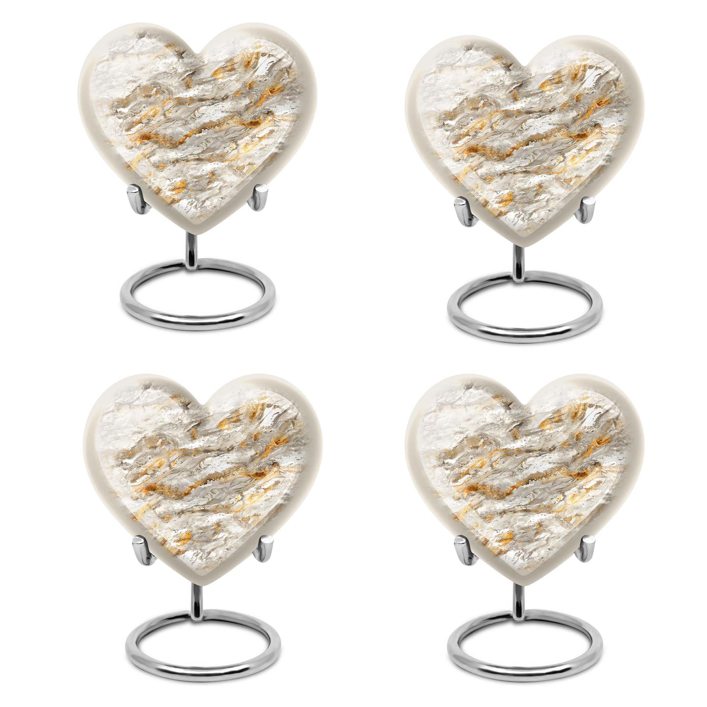 Vibrant Swirl Heart Urn