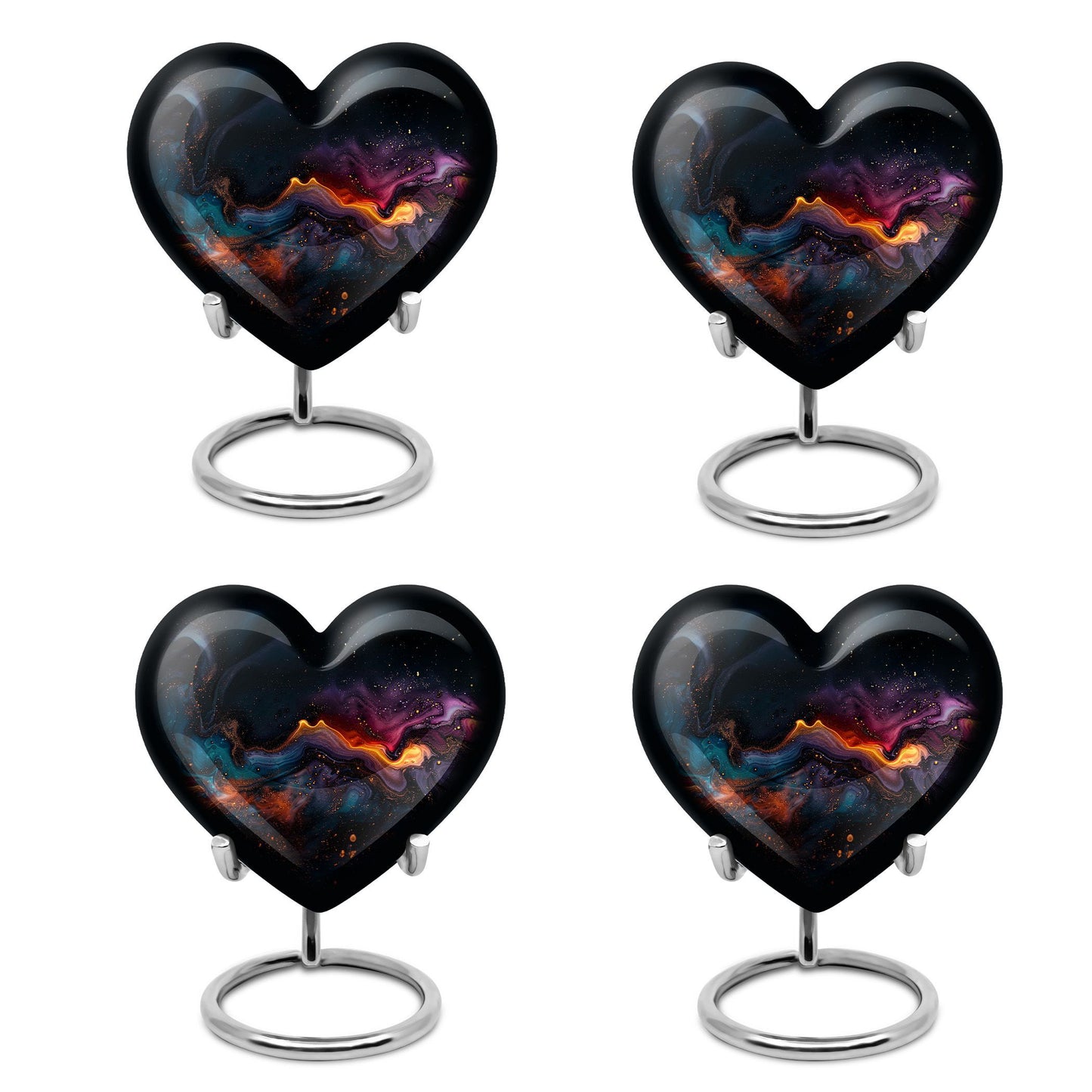 Abstract heart urn