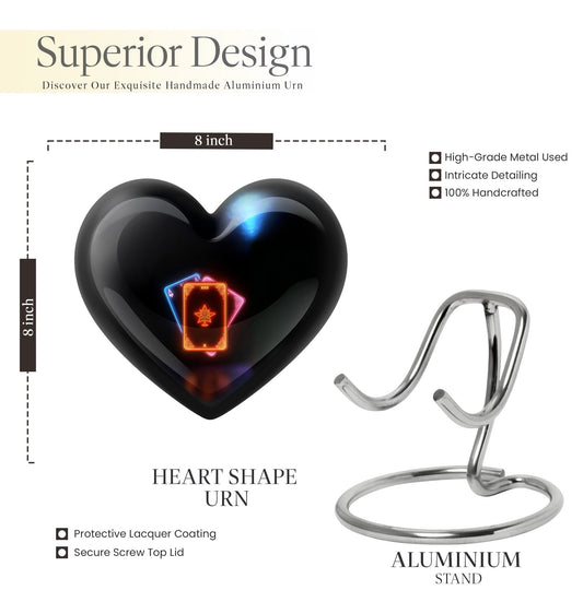Tarot Heart Urn