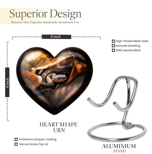 snake urn for human ashes,