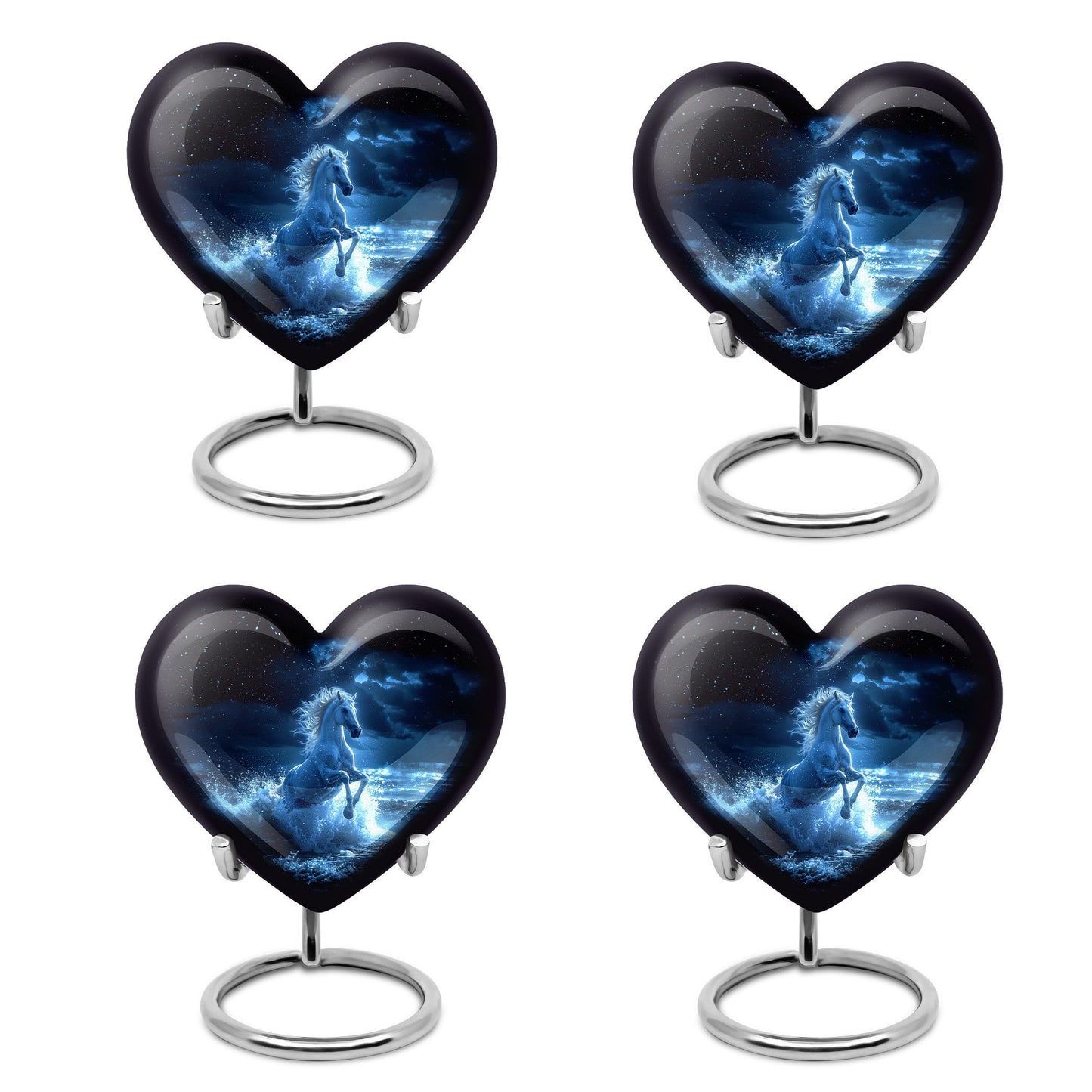 Heart Urn Horse Cremation Urn