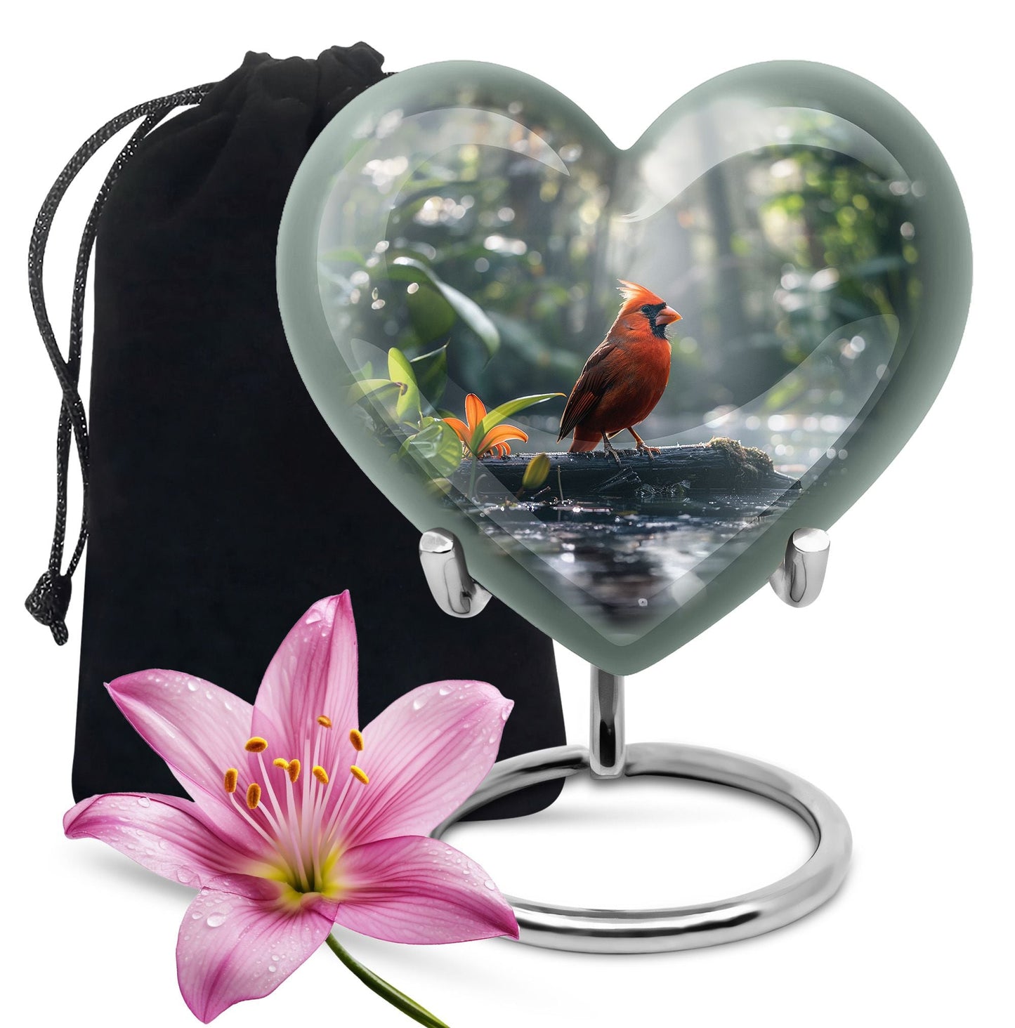 Personalized Religious Cremation Urn for Adult Male - 10-inch, 200 cu in - Yatskia