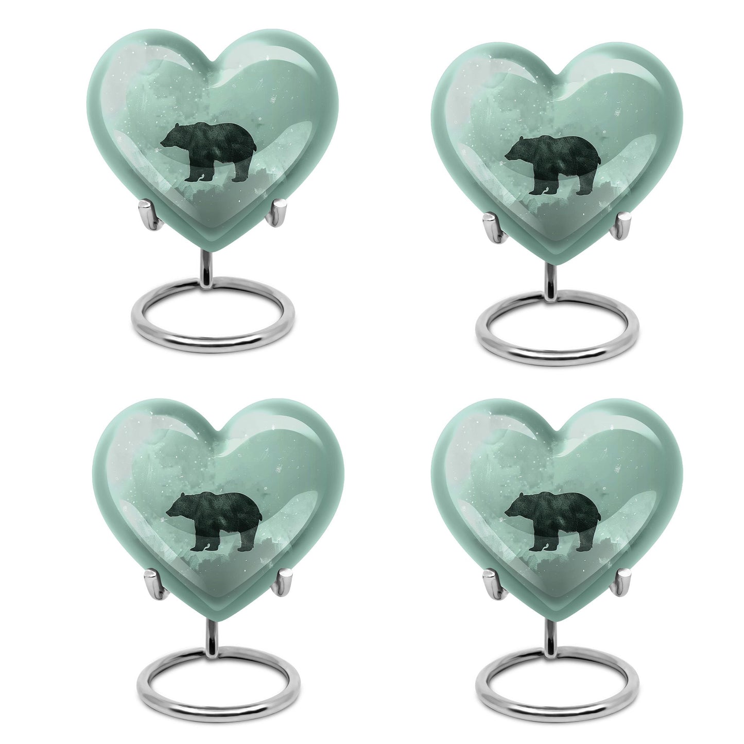 Heart Bear Urn for ashes