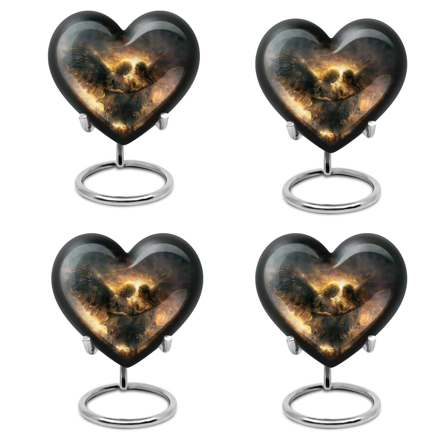 heart design catholic urn