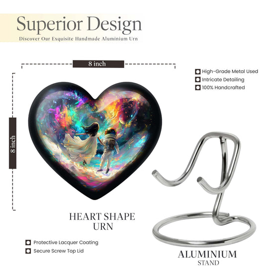 heart urn for brother and sister made from which comes
