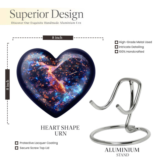shaped fish urn for human ashes