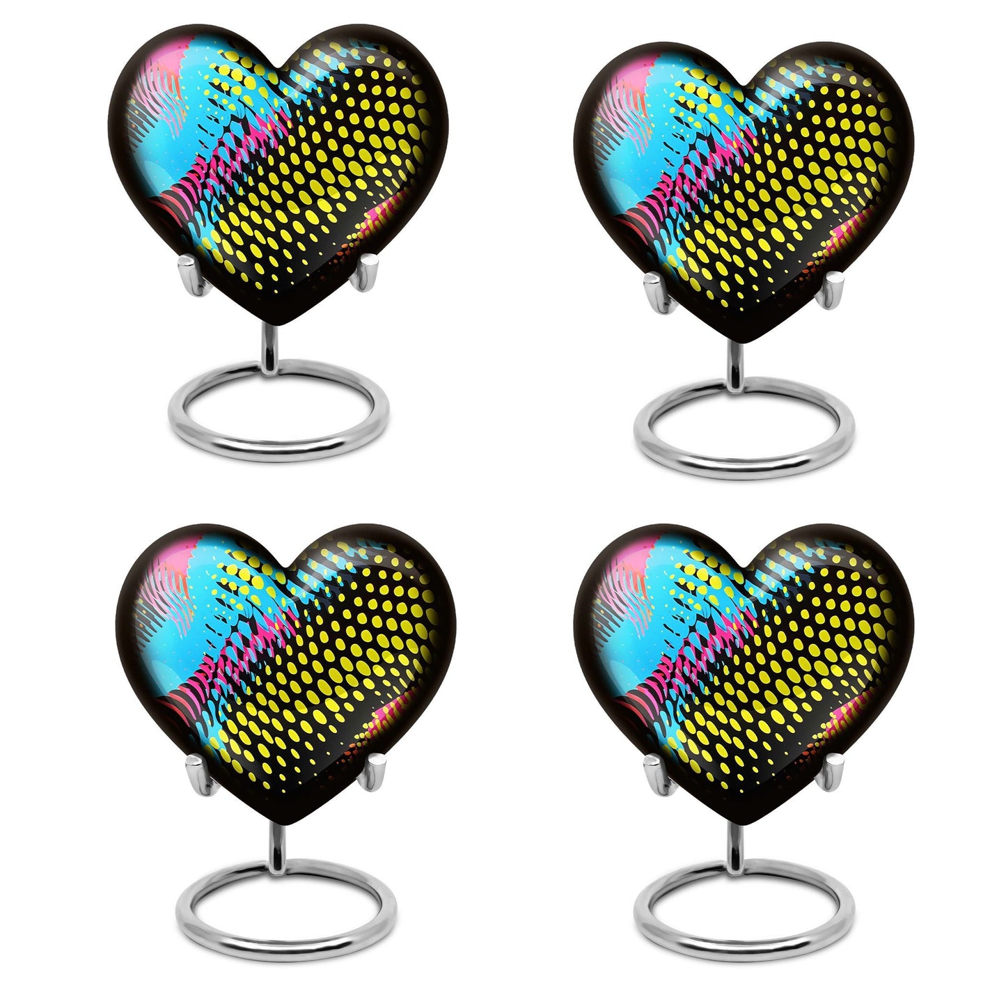 Heart Shaped Pattern Urn for human ashes