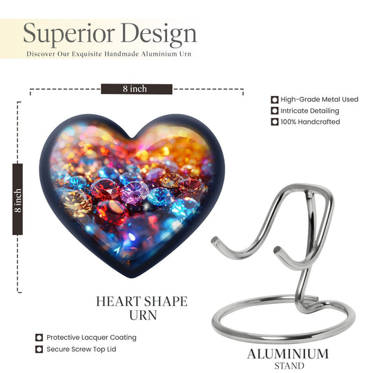 diamond burial cremation urn
