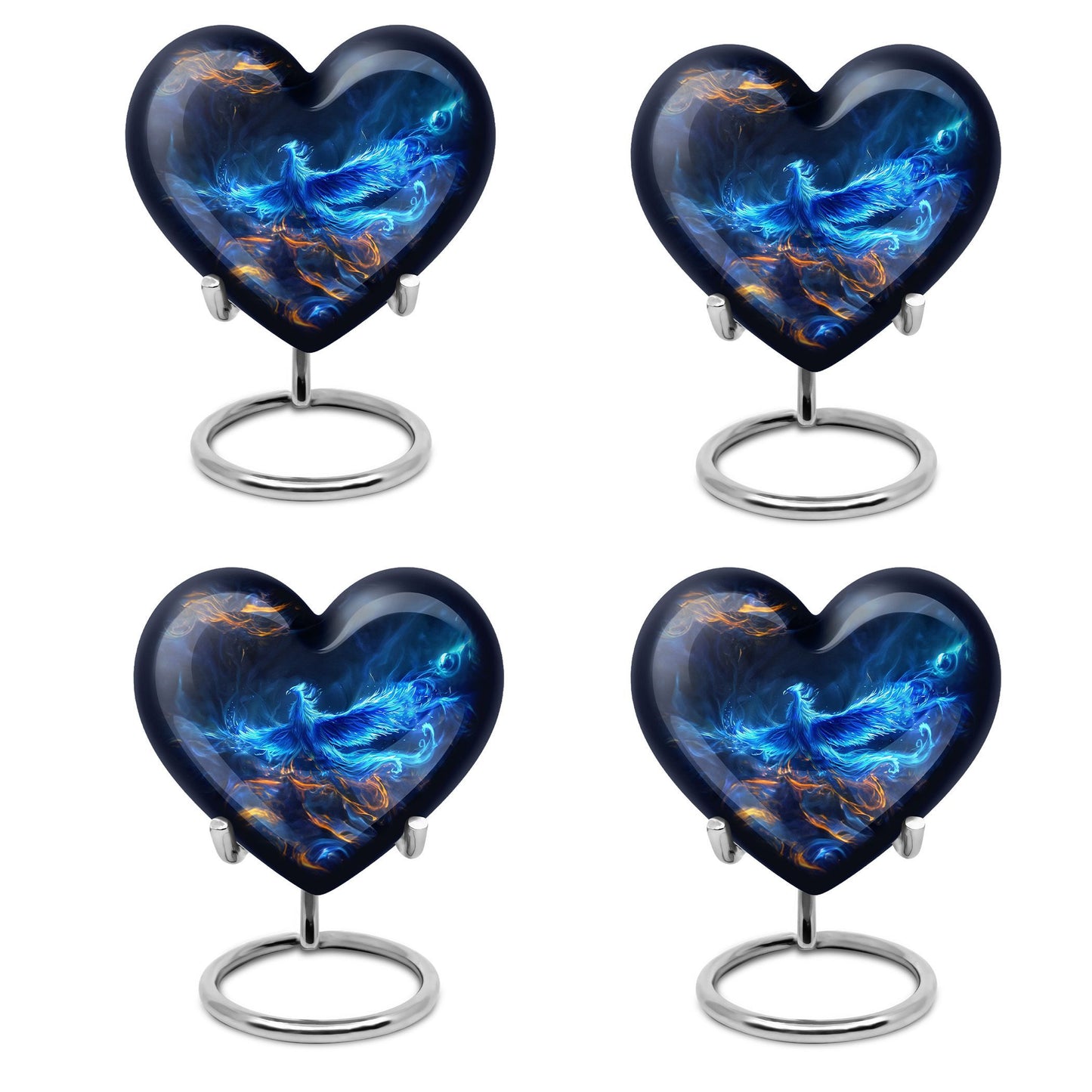 Phoenix Urn Heart design