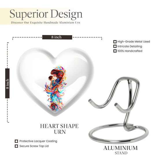 Mother Love Heart Urn,