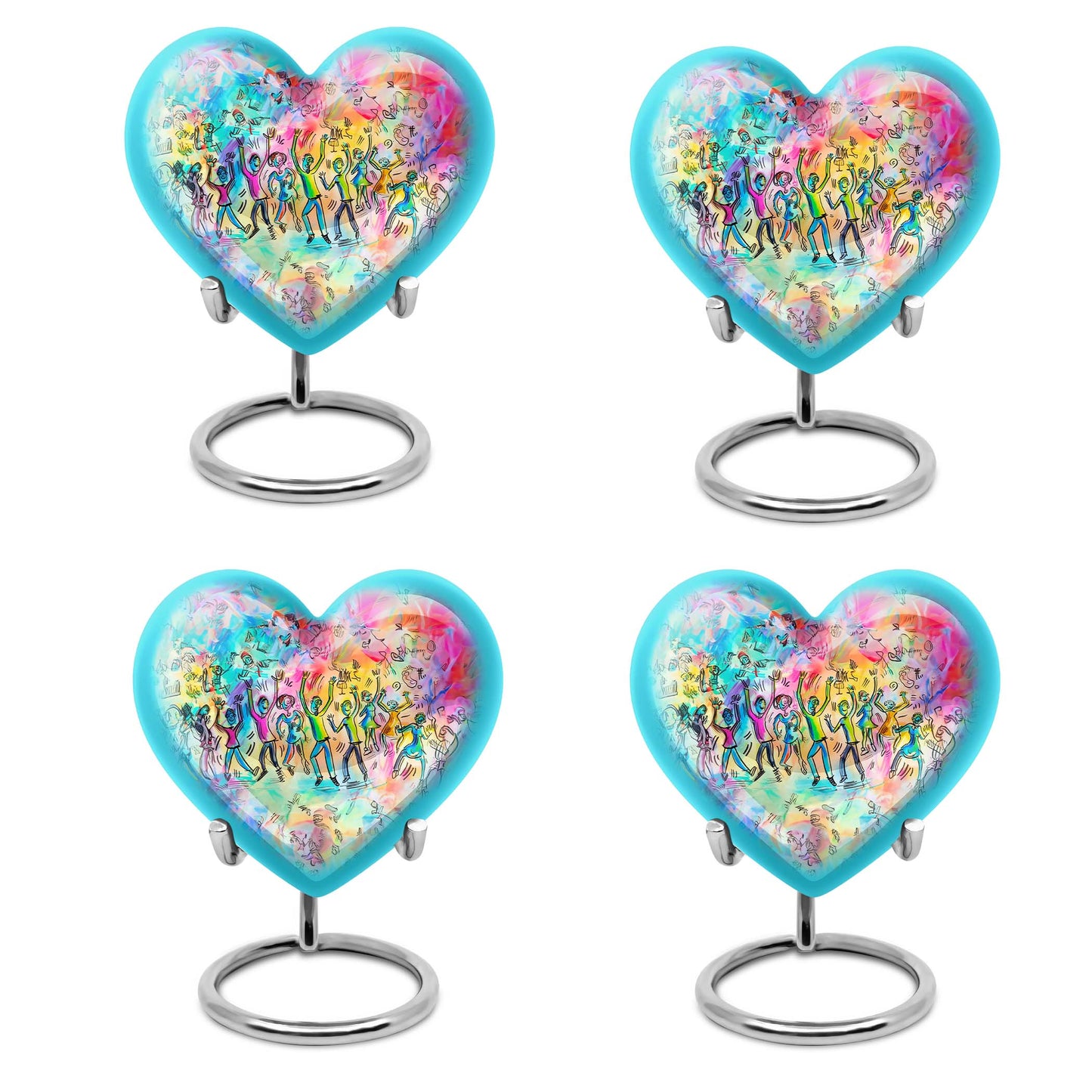 Dancing Urn, Heart-shaped.