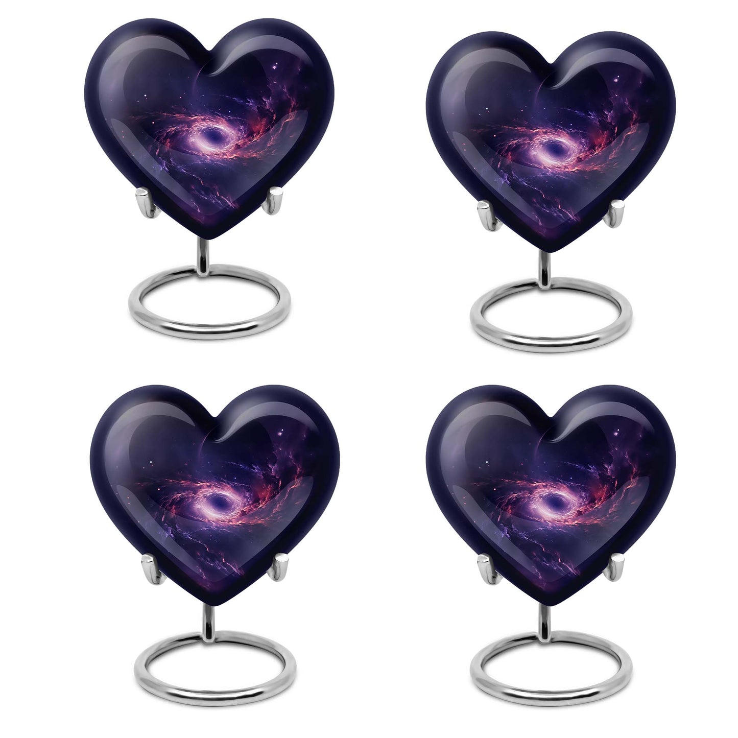 heart-shaped Galaxy urn