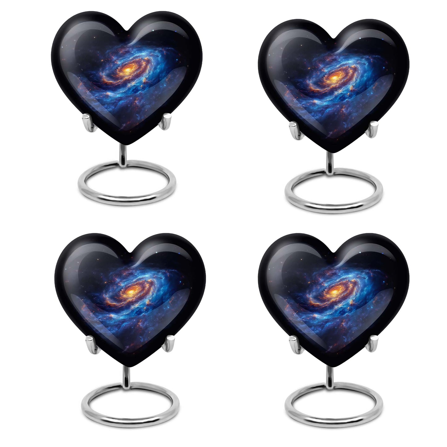 Galaxy heart urn