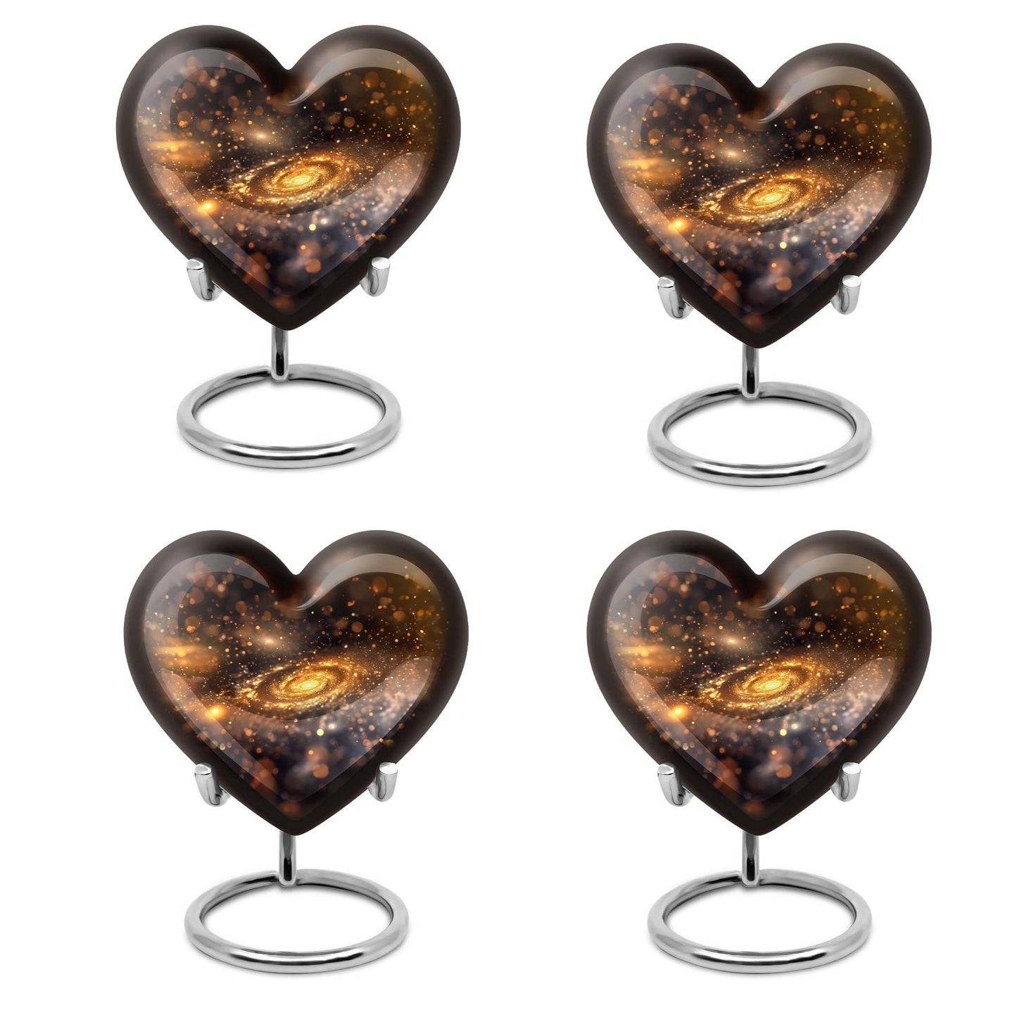 Galaxy Heart Cremation Urn