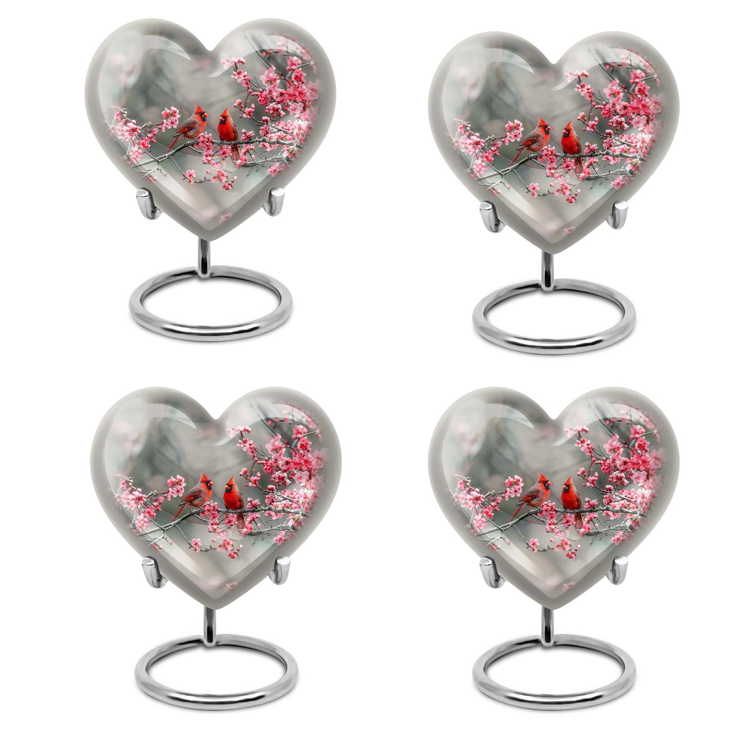 Cardinal bird Urn For Human Ashes