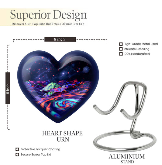 Heart-shaped Turtle Urn