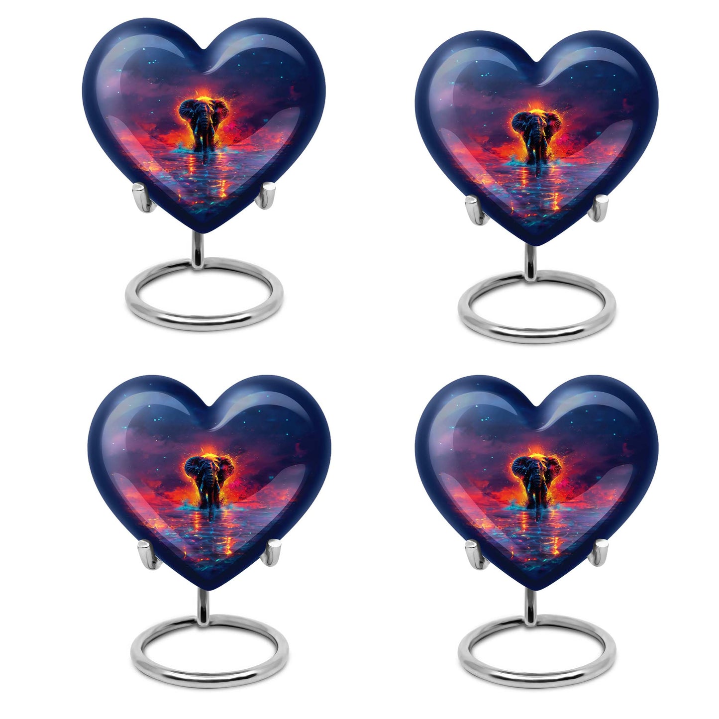 heart elephant Urn