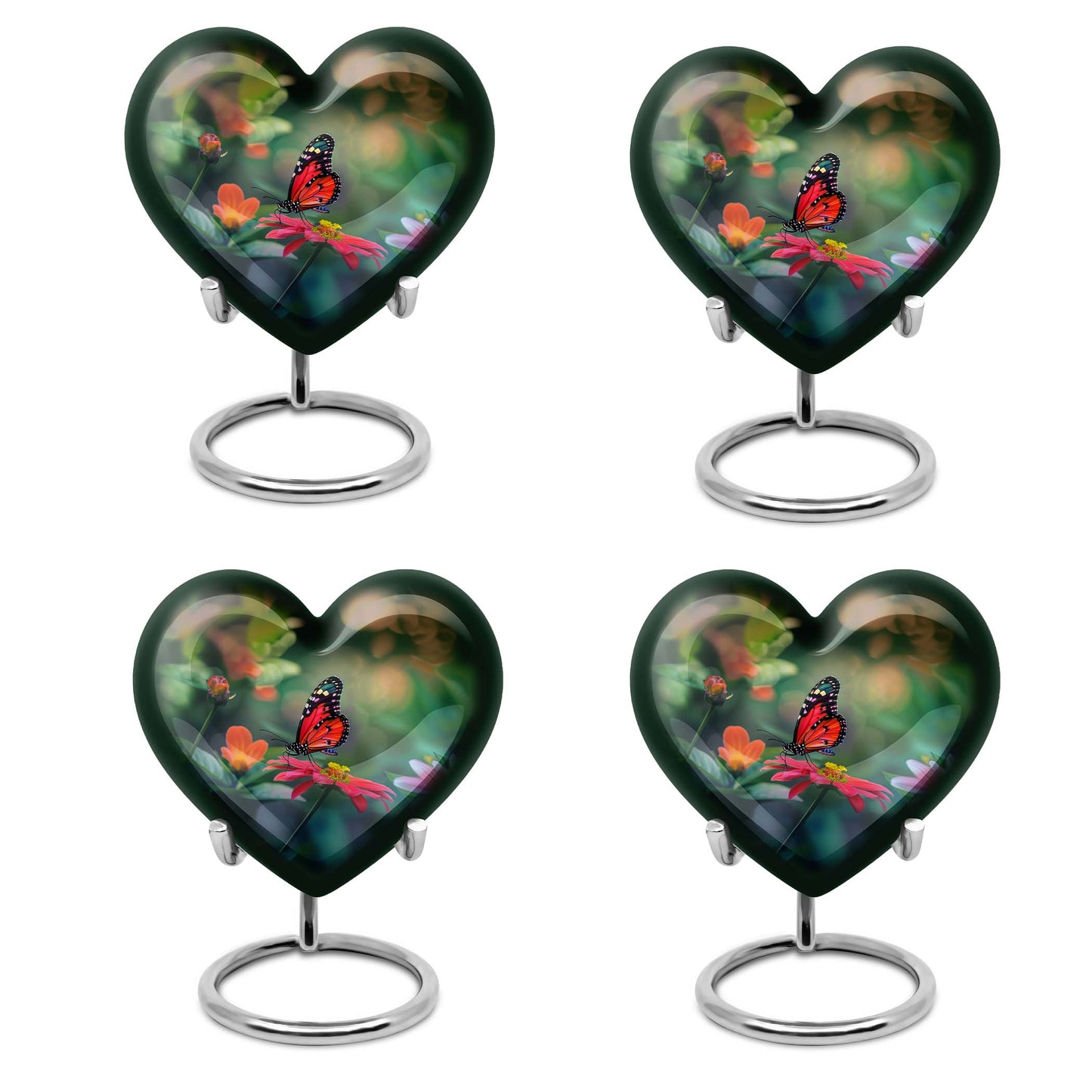 10-inch Butterfly Heart Urn