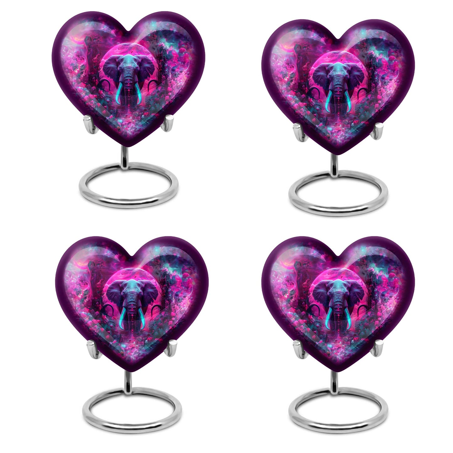 heart-shaped mammoth urn