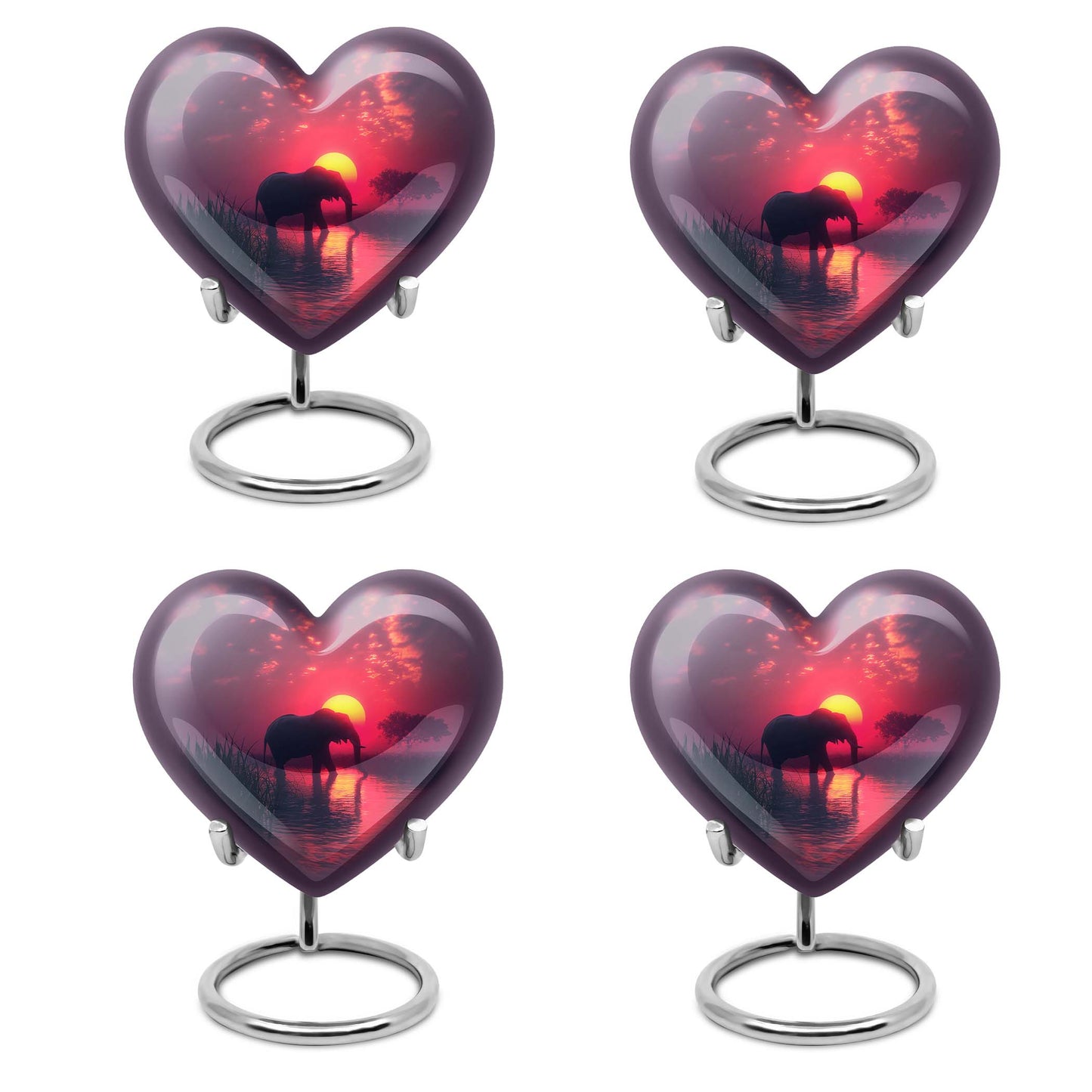 Elephant Heart Urn