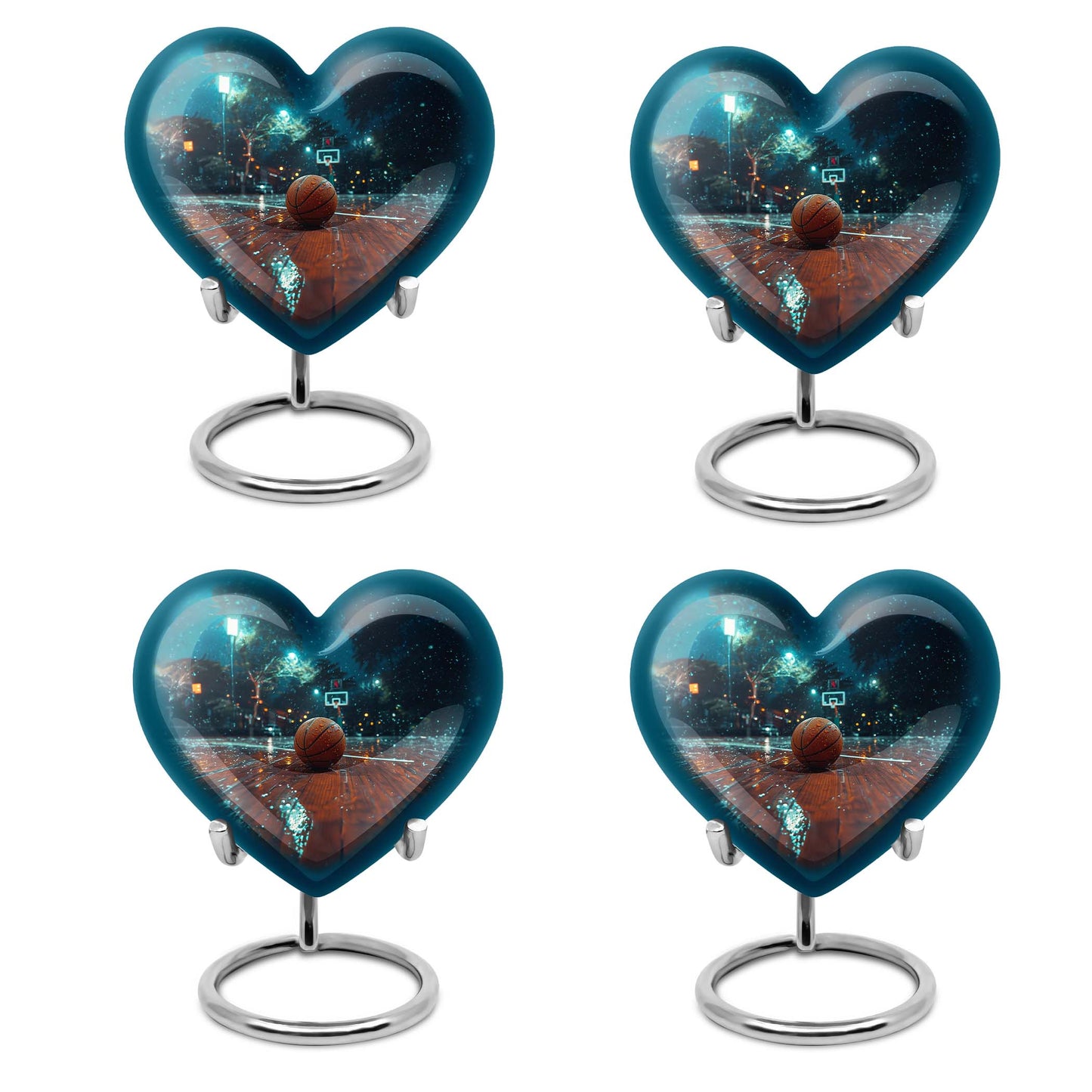 10-inch Heart-shaped Basketball Urn, Gramophone