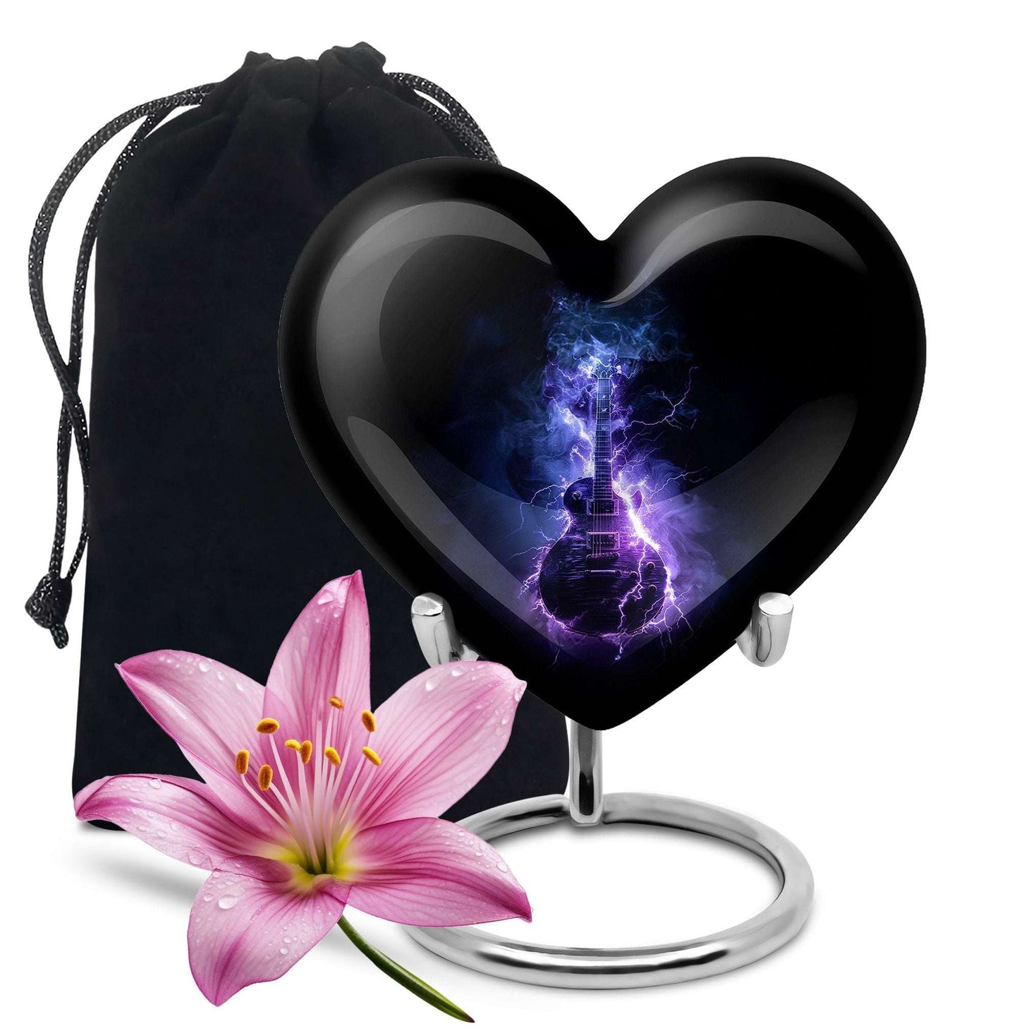 Rock Guitar Cremation Urn – Urns For Ashes Adult Male Large