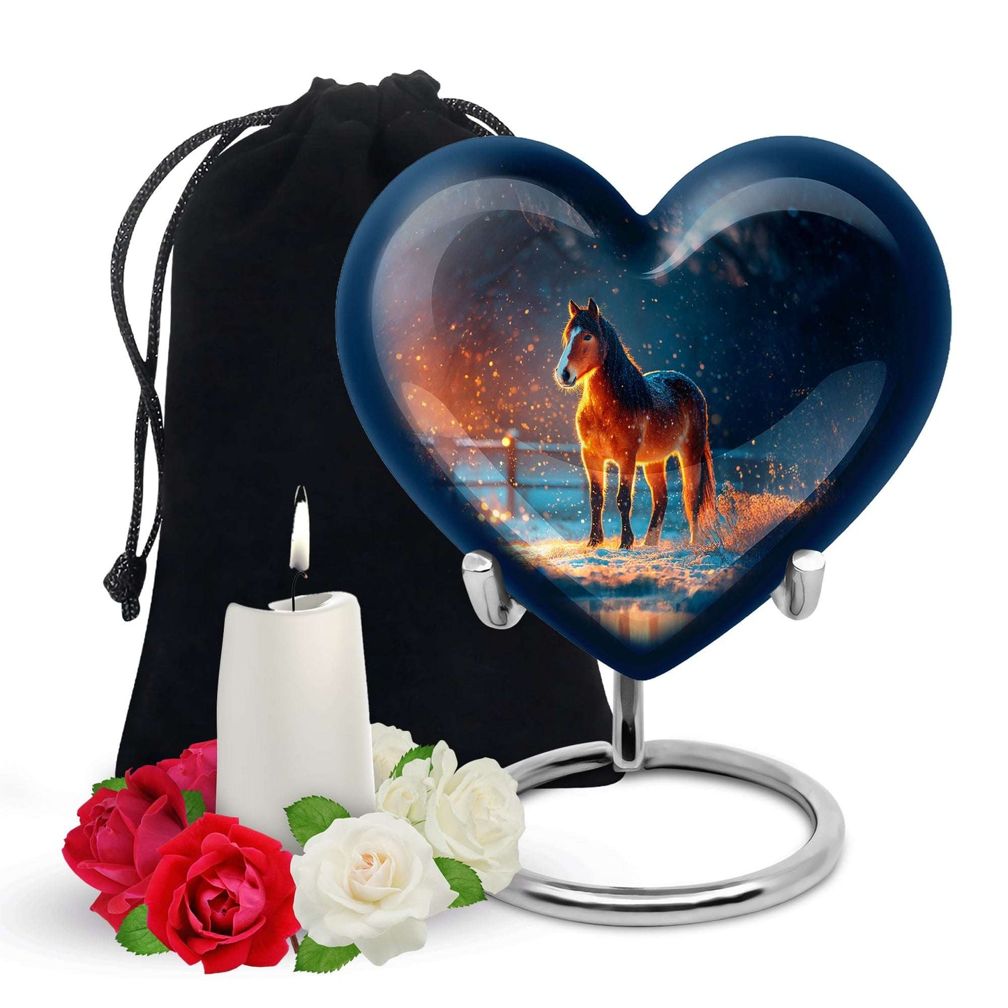 Horse Funeral Urns For Human Ashes – Keepsake Urns For Men Ashes