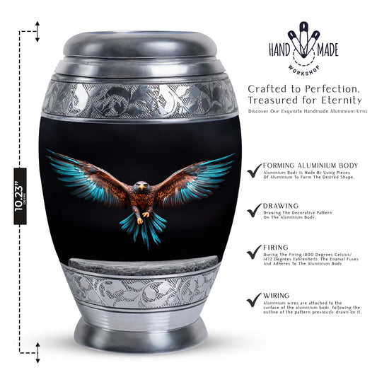 Eagle Spreading Wings Cremation Urn.