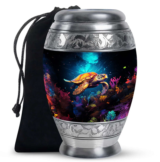 Sea Turtle Cremation Urn for Adult Ashes - Urns For Human Ashes Keepsake