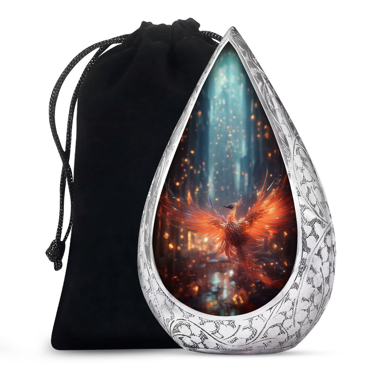 Phoenix Cremation Urns for Adult Male Ashes- Funeral Urn for Human Ashes