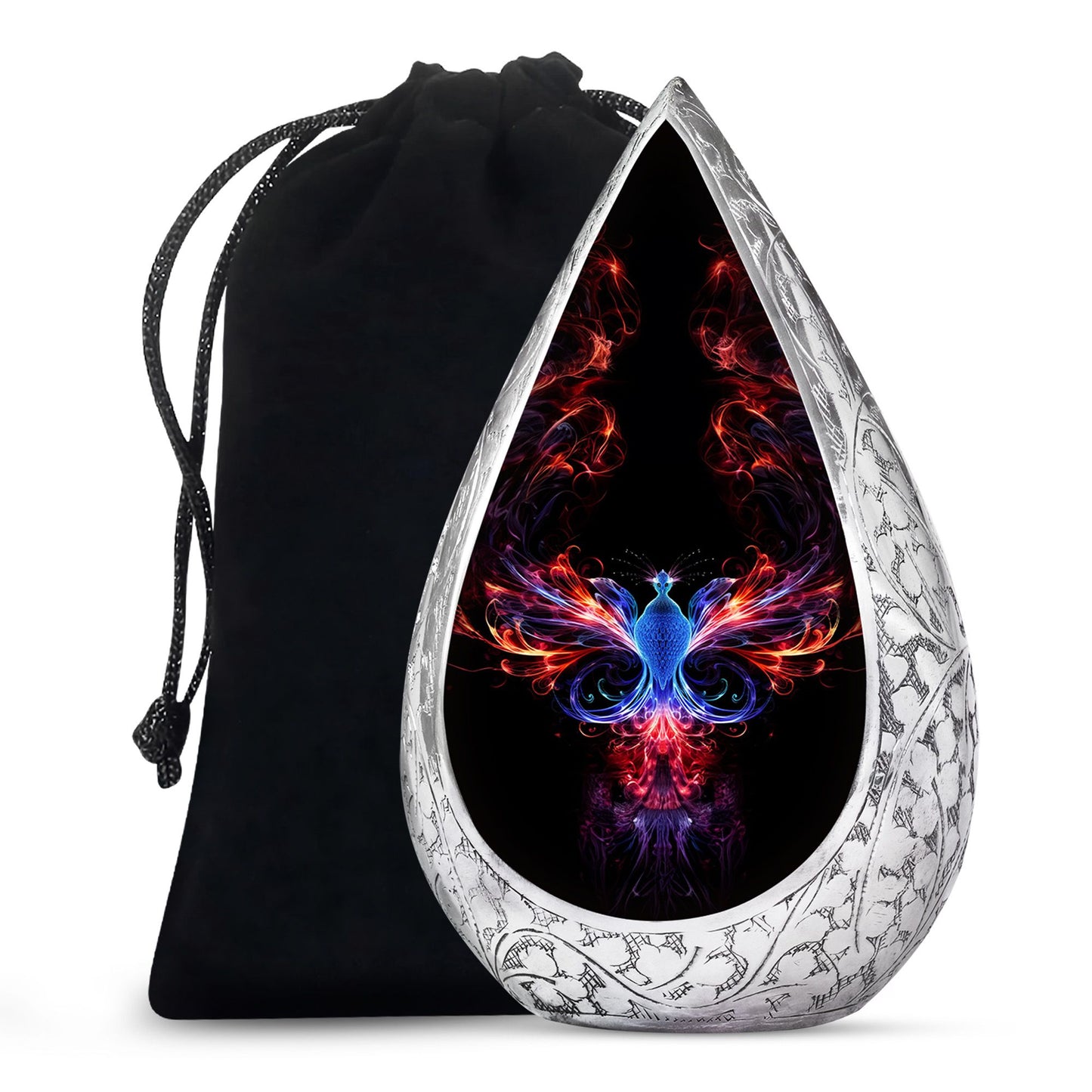Elegant Phoenix Urn - Burial and Funeral Urns for Adult Human Ashes