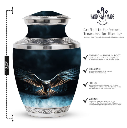 Large Classic Eagle Urn for Human Ashes.