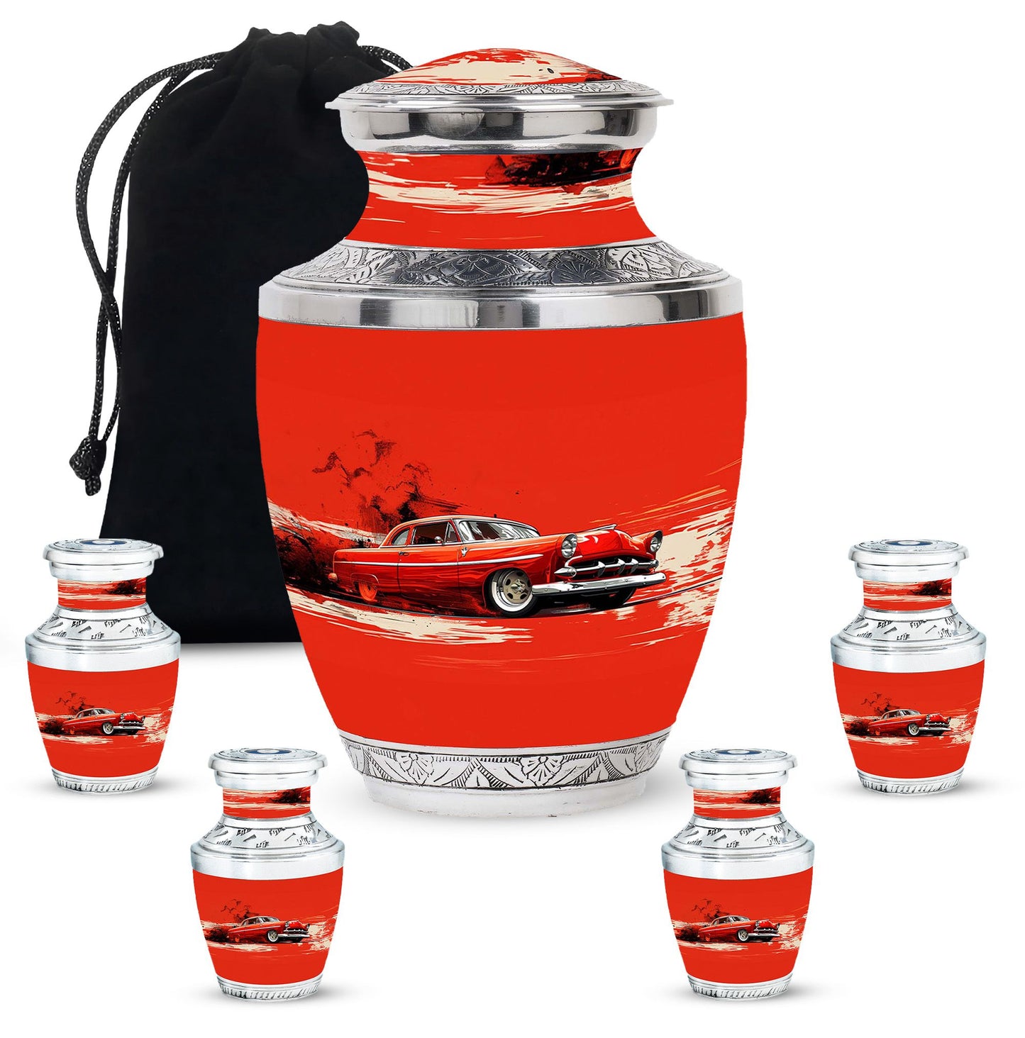 Car Urn Large Urn With 4 Keepsake Urn