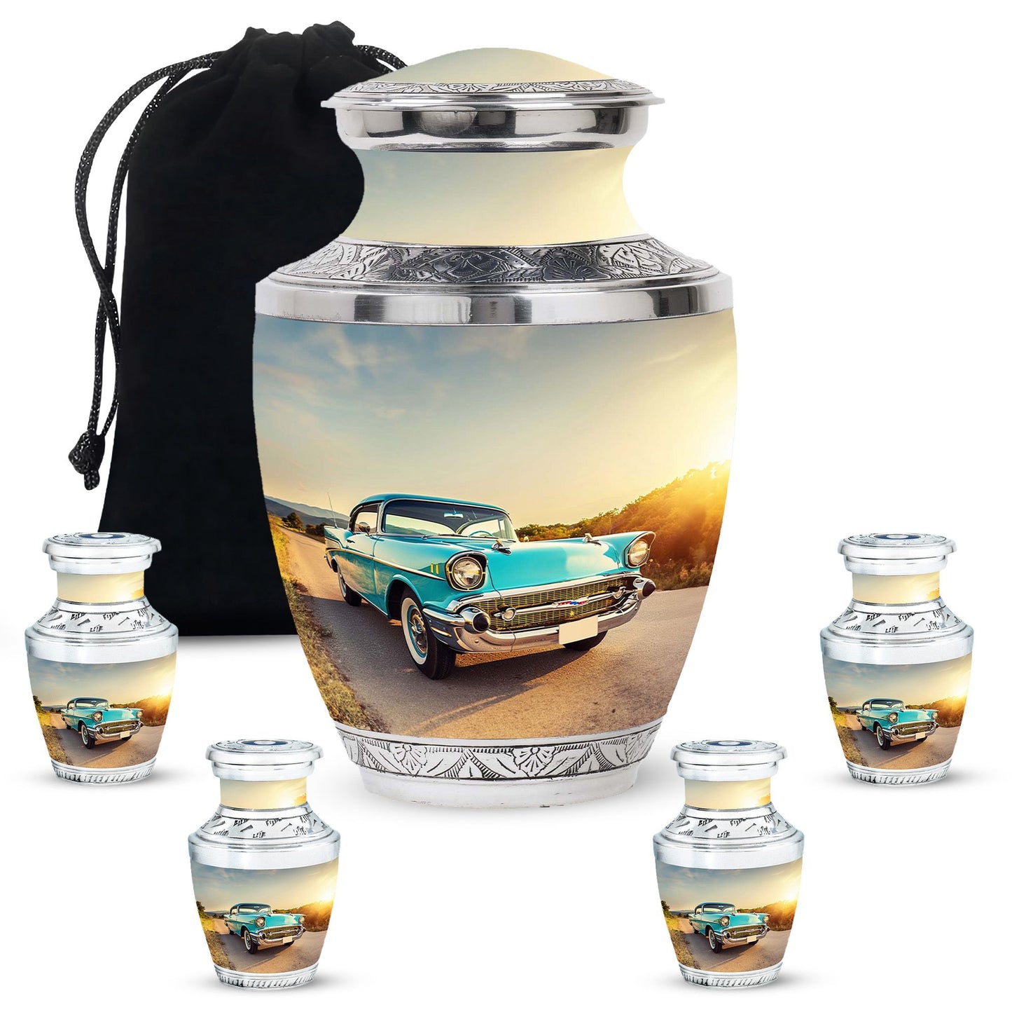 Car Urn Large Urn With 4 Keepsake Urn