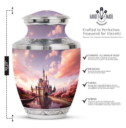 Mystical Palace urn for dad, suitable for adult human ashes, a unique choice for cremation urns