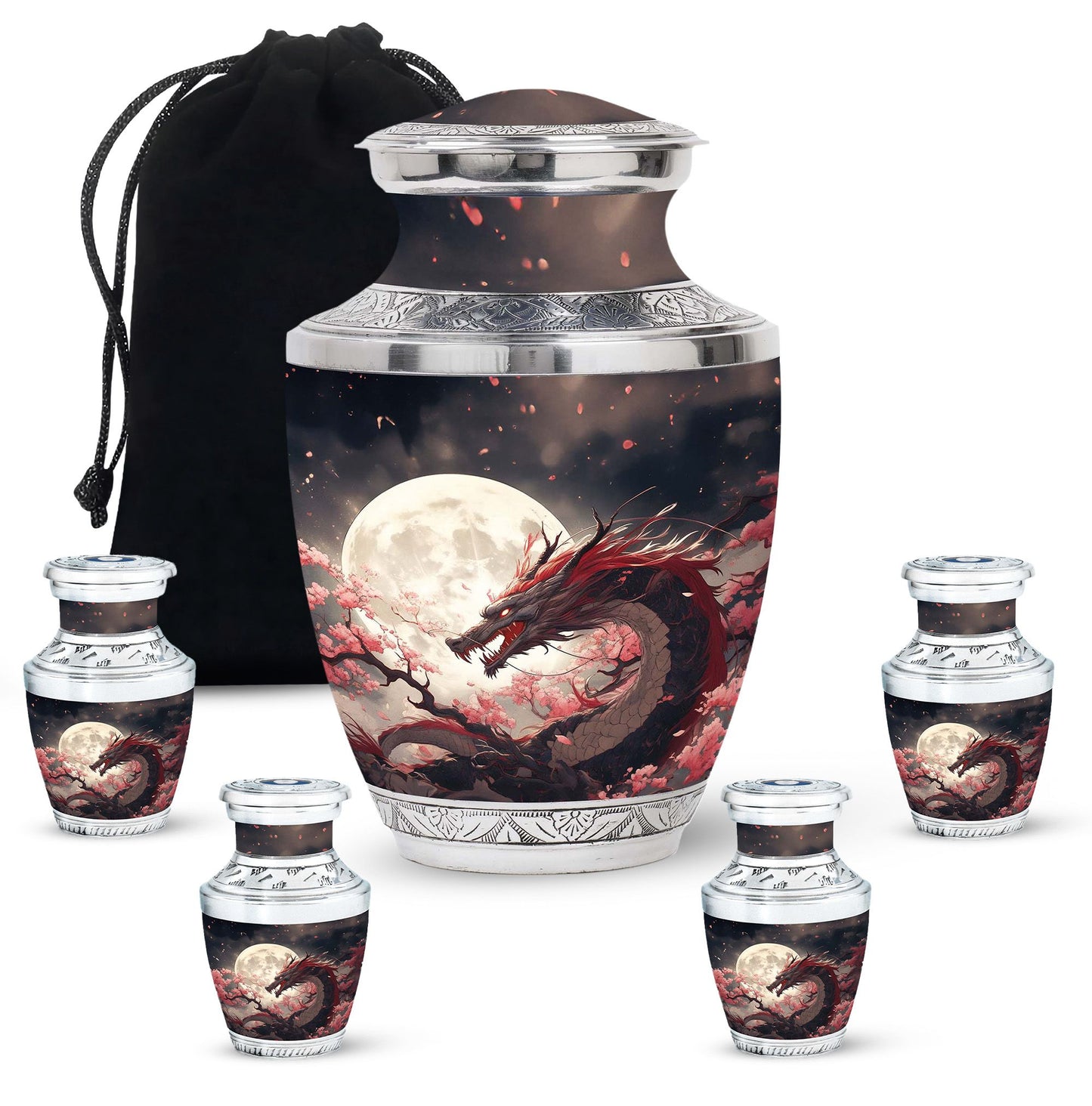 Dragon Urn Large Urn 10 Inch