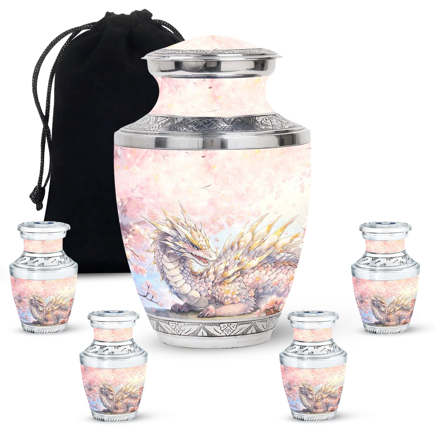 Dragon Urn Large Urn 10 Inch