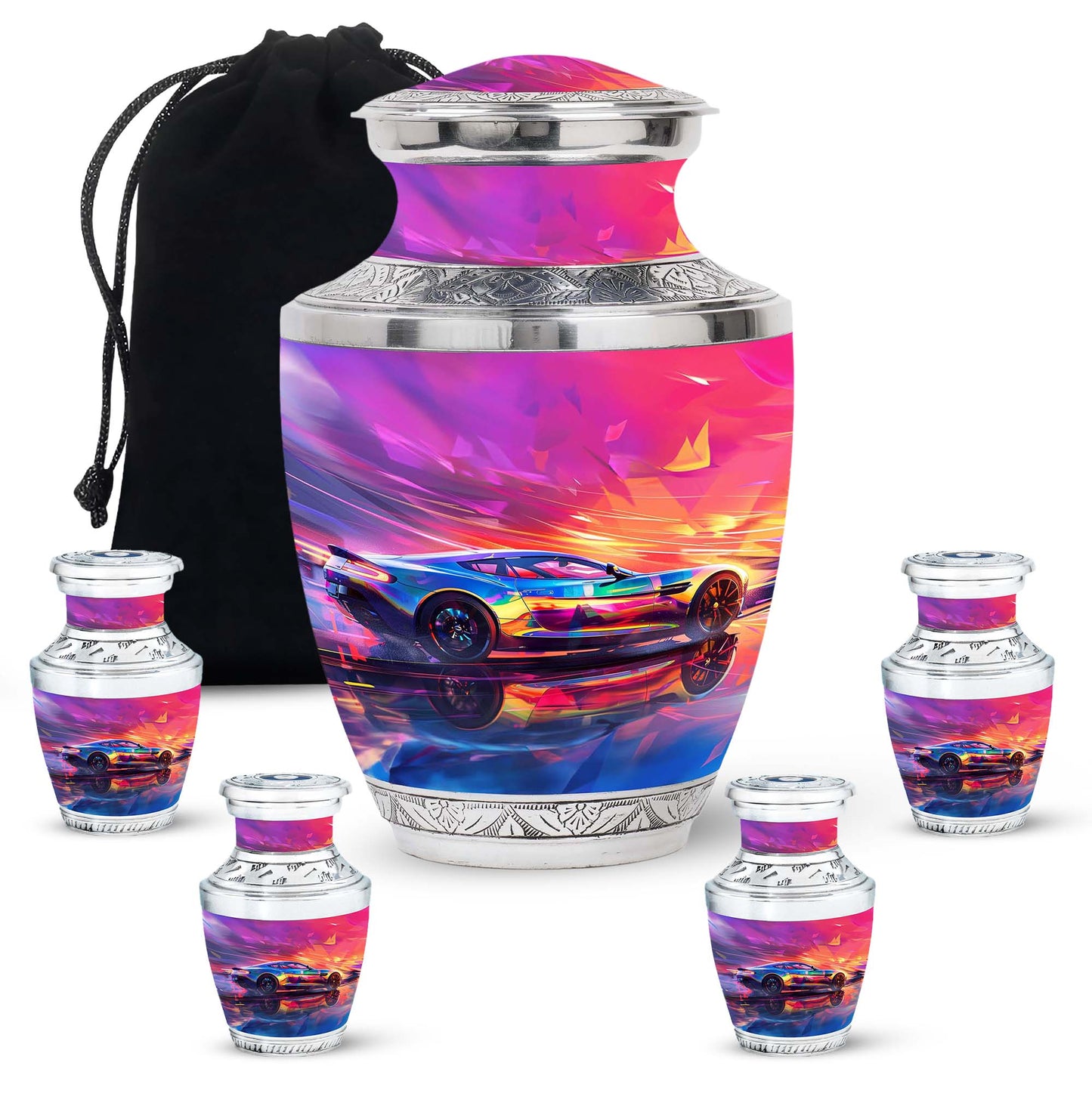 Personalized Car Keepsake Urn for Adults - 10-inch, 200 cu in - Yatskia
